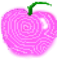 IrelandGlapming pink apple logo