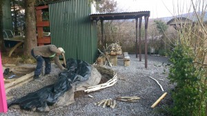 Eco Friendly coppiced Hazel hurdles, and Willow Fedge Projects in Ireland, Leitrim