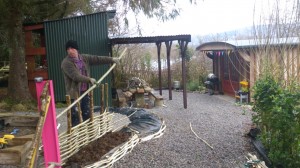 Eco-Friendly Hazel Hurdle Fences and Live Willow Hedges in Ireland, Leitrim