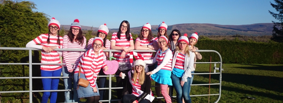 Themed Hen Parties, Where's Wally, Hen Party, Glamping, Pink Apple Orchard, Leitrim, Ireland