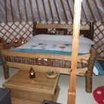  Irelandglamping. Interior of Yurts . Hand crafted Yurts
