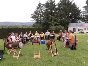 hen party activity african drum workshop